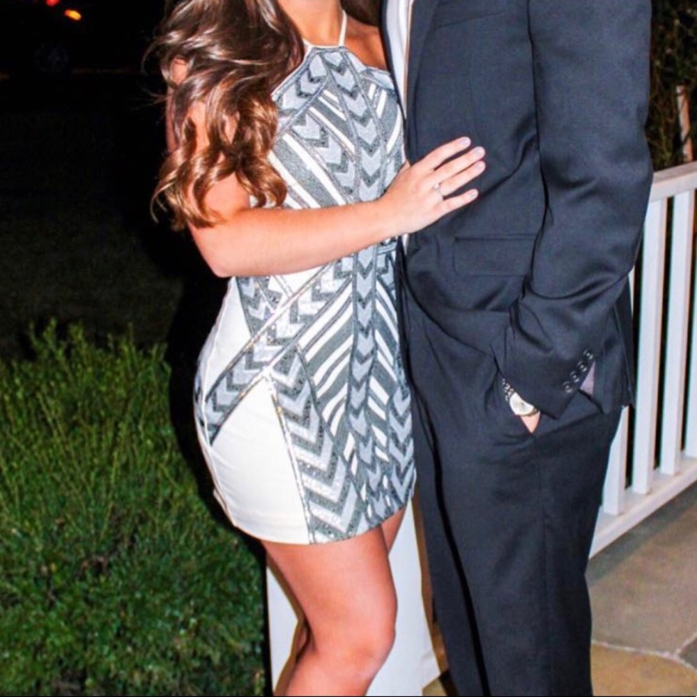 Sequined Formal Dress